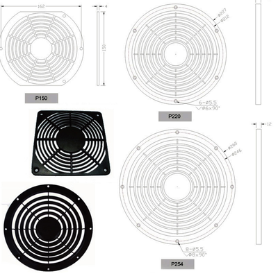 单片式塑料网罩